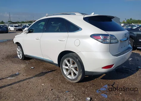 2012 Lexus Rx 350 из США, поврежденный, VIN 2T2ZK1BA8CC066444